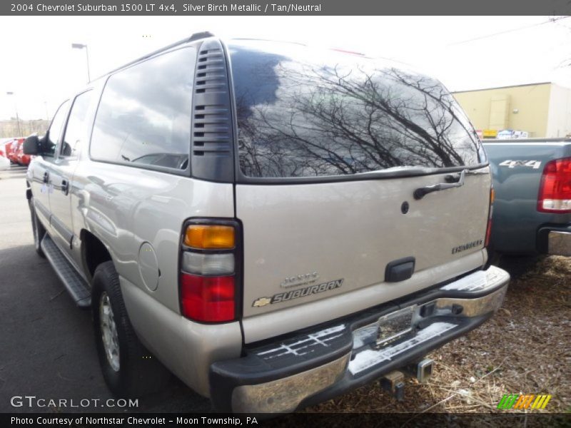 Silver Birch Metallic / Tan/Neutral 2004 Chevrolet Suburban 1500 LT 4x4