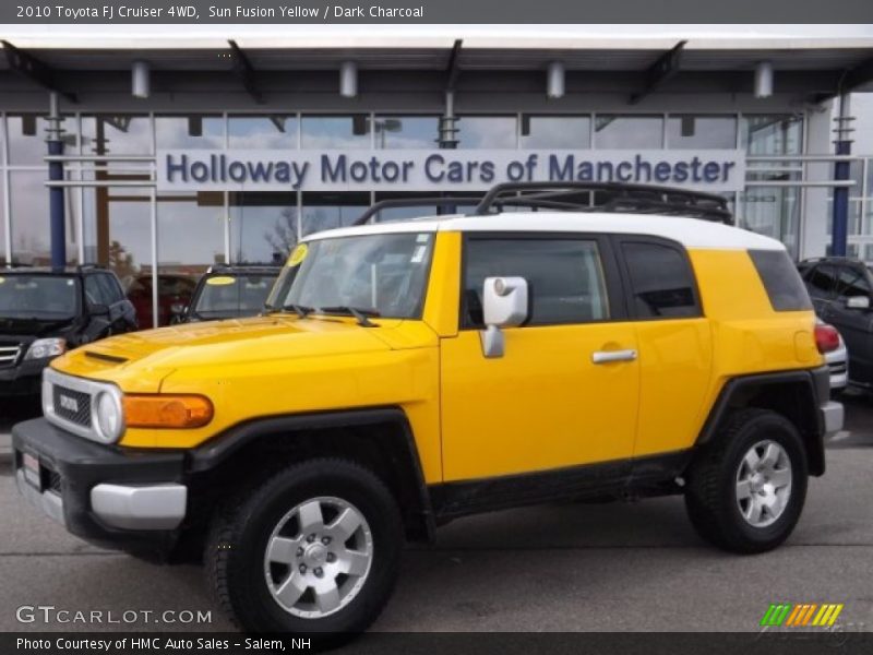 Sun Fusion Yellow / Dark Charcoal 2010 Toyota FJ Cruiser 4WD