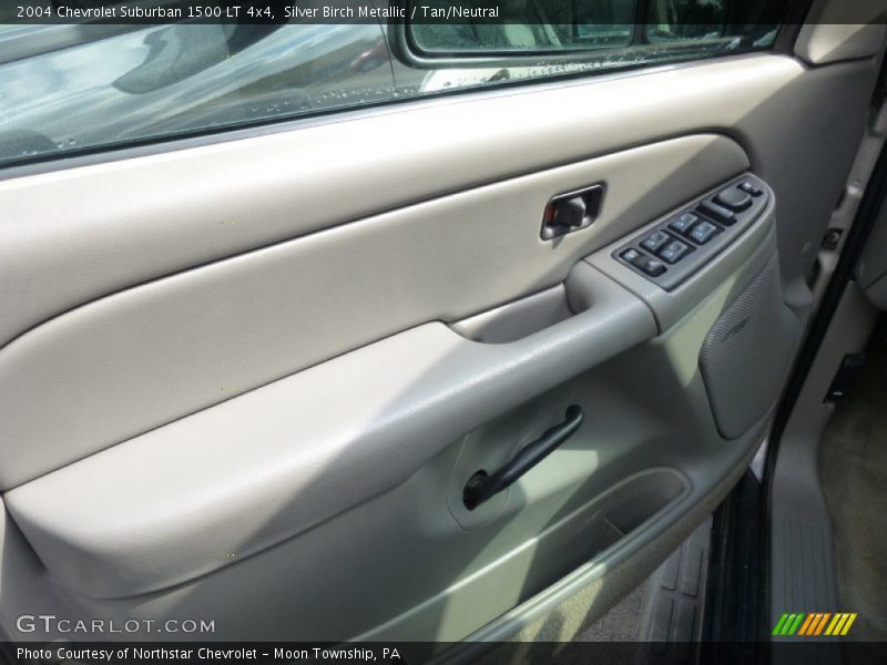 Silver Birch Metallic / Tan/Neutral 2004 Chevrolet Suburban 1500 LT 4x4