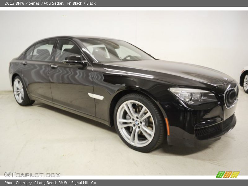 Jet Black / Black 2013 BMW 7 Series 740Li Sedan