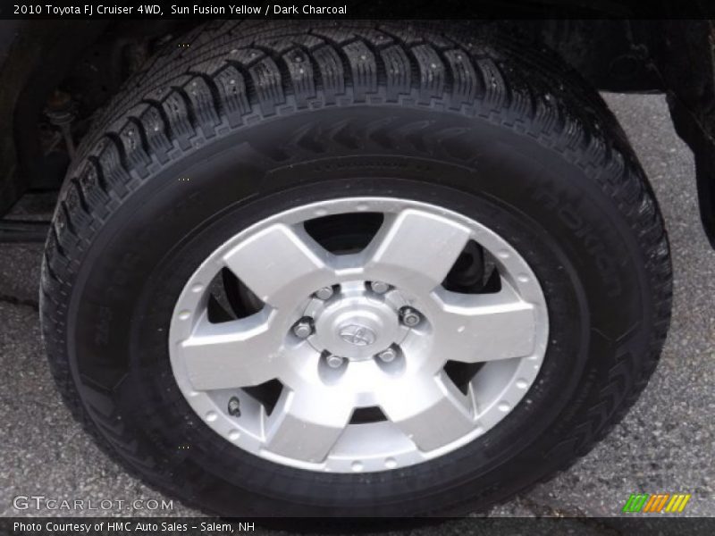 Sun Fusion Yellow / Dark Charcoal 2010 Toyota FJ Cruiser 4WD