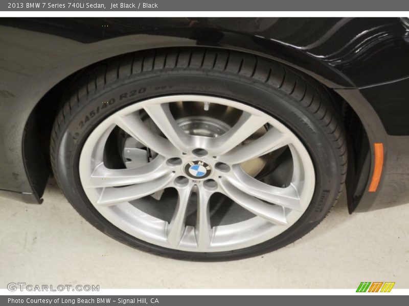 Jet Black / Black 2013 BMW 7 Series 740Li Sedan
