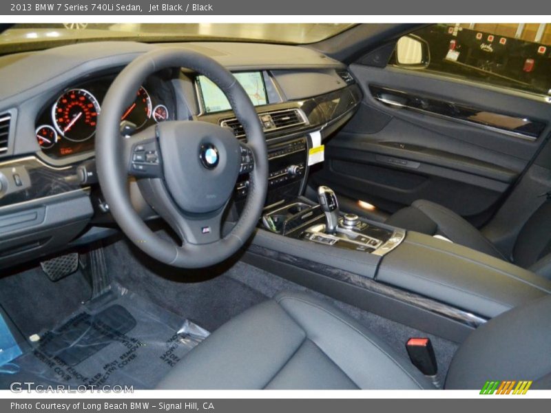 Jet Black / Black 2013 BMW 7 Series 740Li Sedan