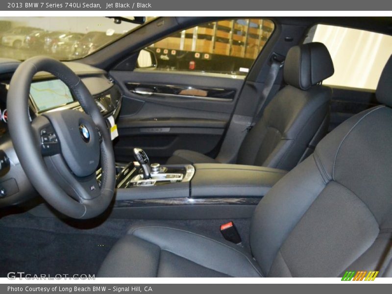 Jet Black / Black 2013 BMW 7 Series 740Li Sedan