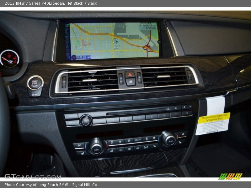 Jet Black / Black 2013 BMW 7 Series 740Li Sedan