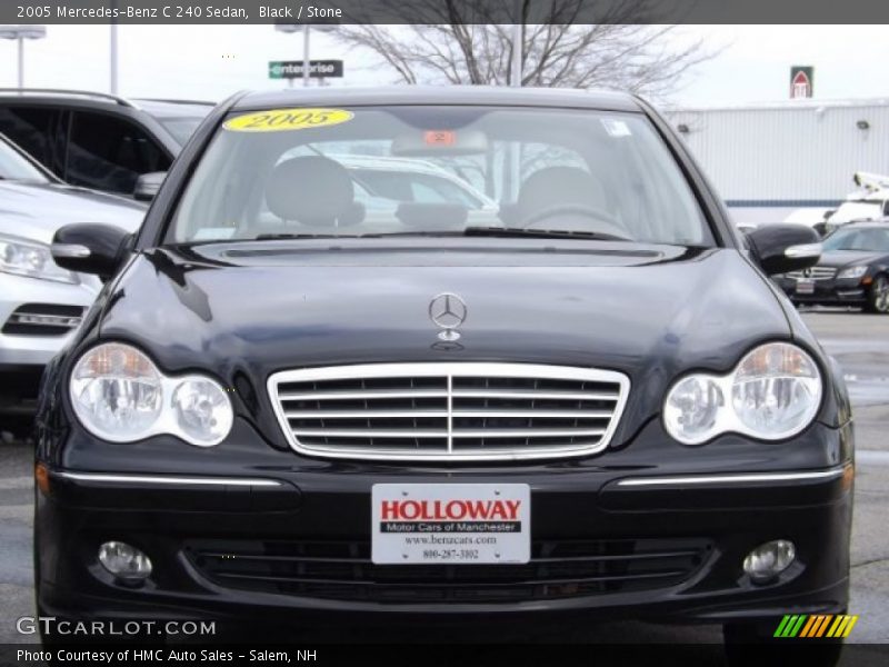 Black / Stone 2005 Mercedes-Benz C 240 Sedan