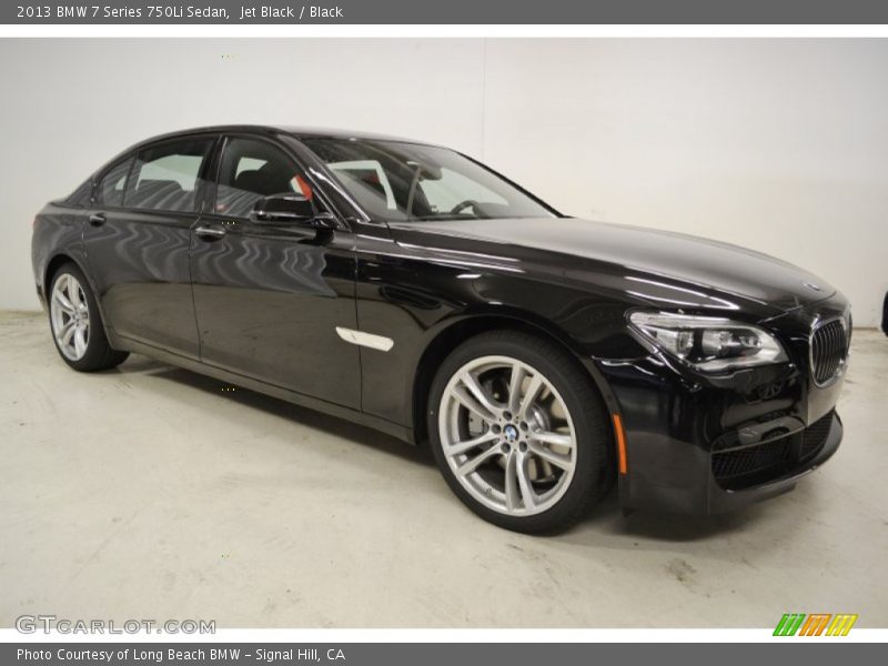 Jet Black / Black 2013 BMW 7 Series 750Li Sedan