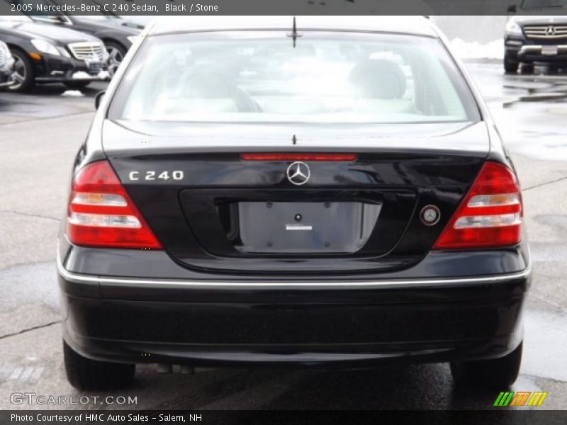 Black / Stone 2005 Mercedes-Benz C 240 Sedan