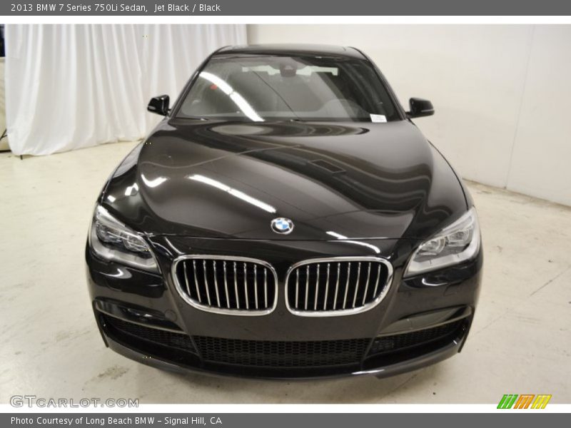 Jet Black / Black 2013 BMW 7 Series 750Li Sedan