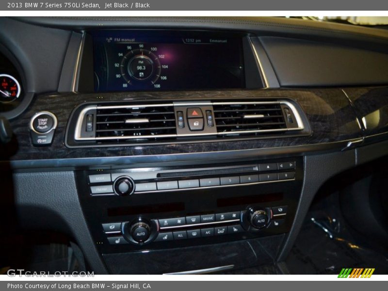 Jet Black / Black 2013 BMW 7 Series 750Li Sedan