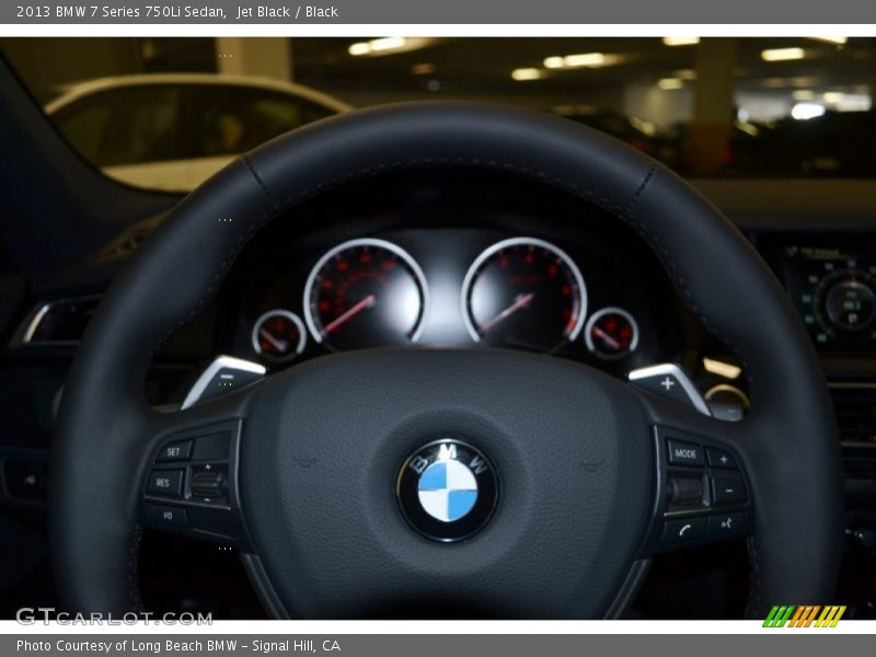 Jet Black / Black 2013 BMW 7 Series 750Li Sedan