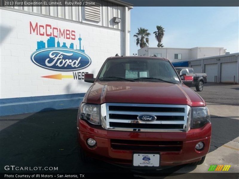 Ruby Red / Stone 2013 Ford Expedition EL Limited
