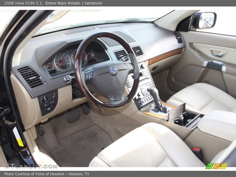 Ember Black Metallic / Sandstone 2008 Volvo XC90 3.2