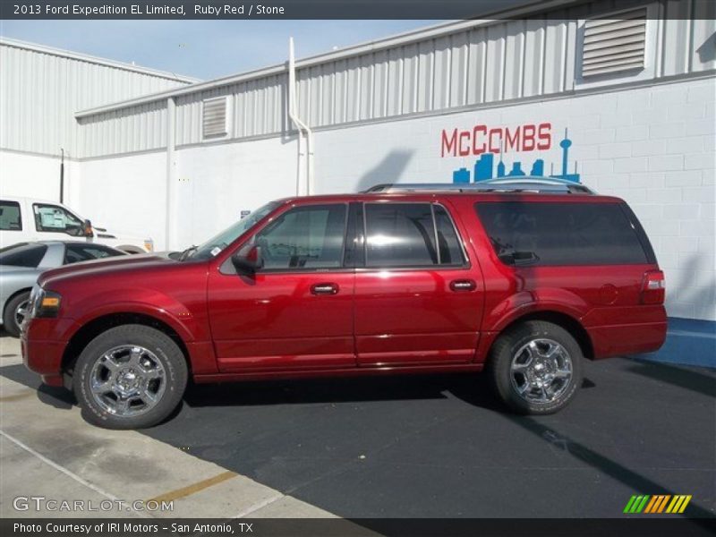 Ruby Red / Stone 2013 Ford Expedition EL Limited