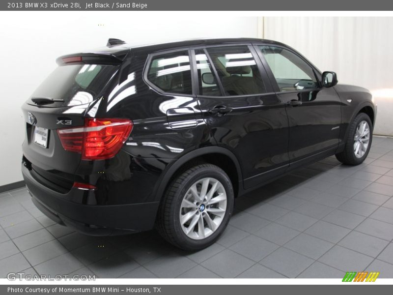 Jet Black / Sand Beige 2013 BMW X3 xDrive 28i