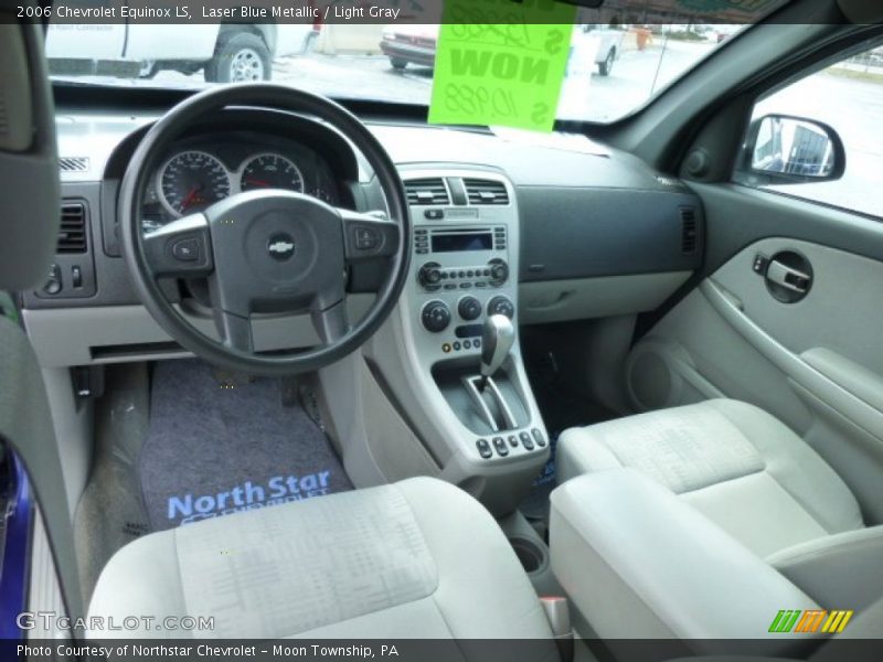 Laser Blue Metallic / Light Gray 2006 Chevrolet Equinox LS
