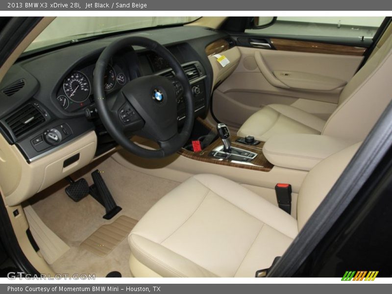 Jet Black / Sand Beige 2013 BMW X3 xDrive 28i