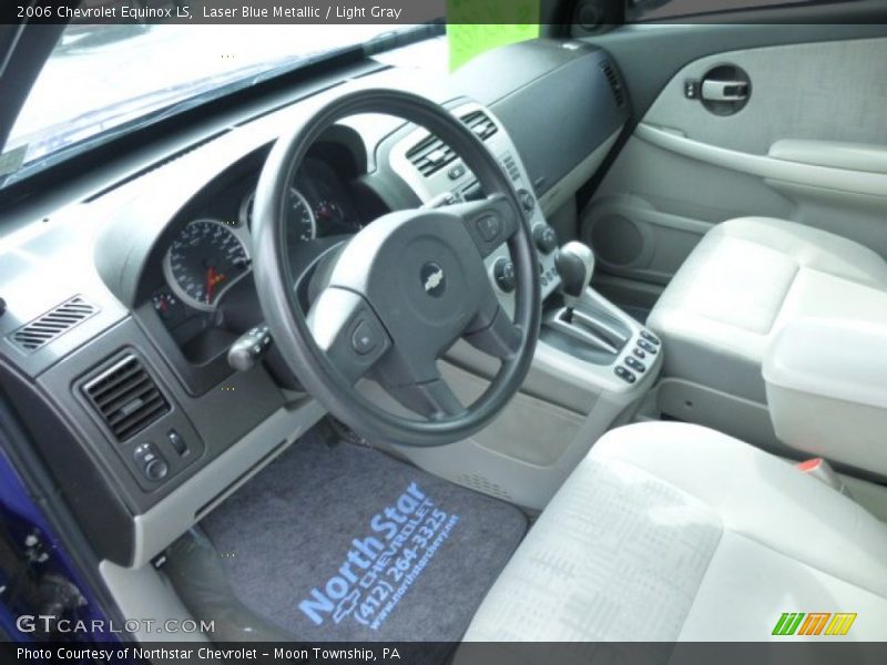 Laser Blue Metallic / Light Gray 2006 Chevrolet Equinox LS