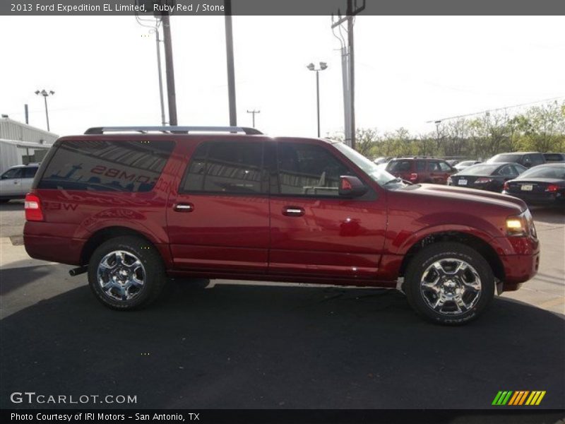 Ruby Red / Stone 2013 Ford Expedition EL Limited