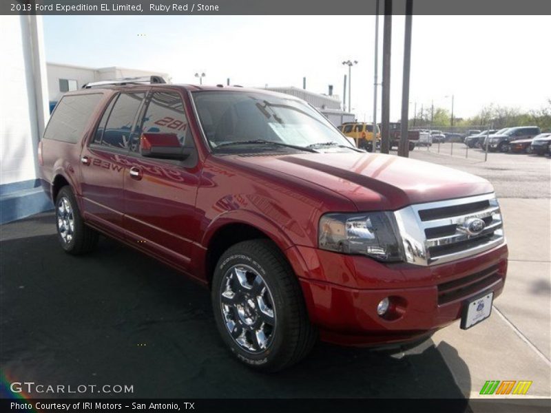 Ruby Red / Stone 2013 Ford Expedition EL Limited