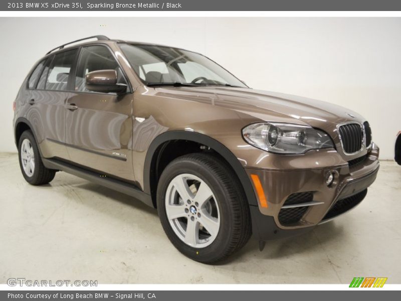 Sparkling Bronze Metallic / Black 2013 BMW X5 xDrive 35i
