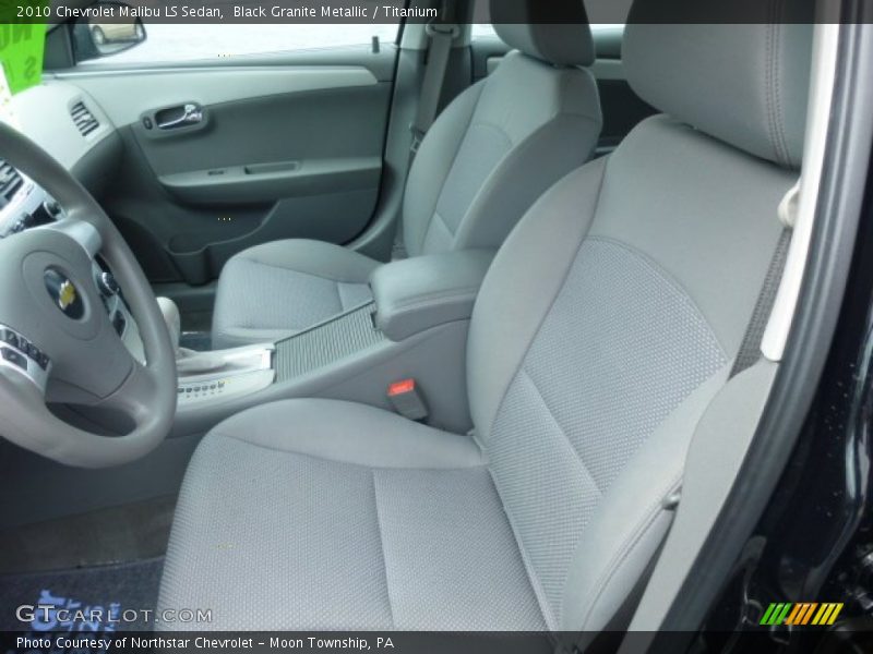 Black Granite Metallic / Titanium 2010 Chevrolet Malibu LS Sedan