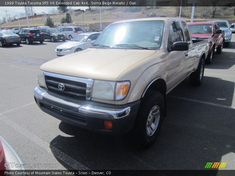 Sierra Beige Metallic / Oak 1999 Toyota Tacoma SR5 V6 Extended Cab 4x4
