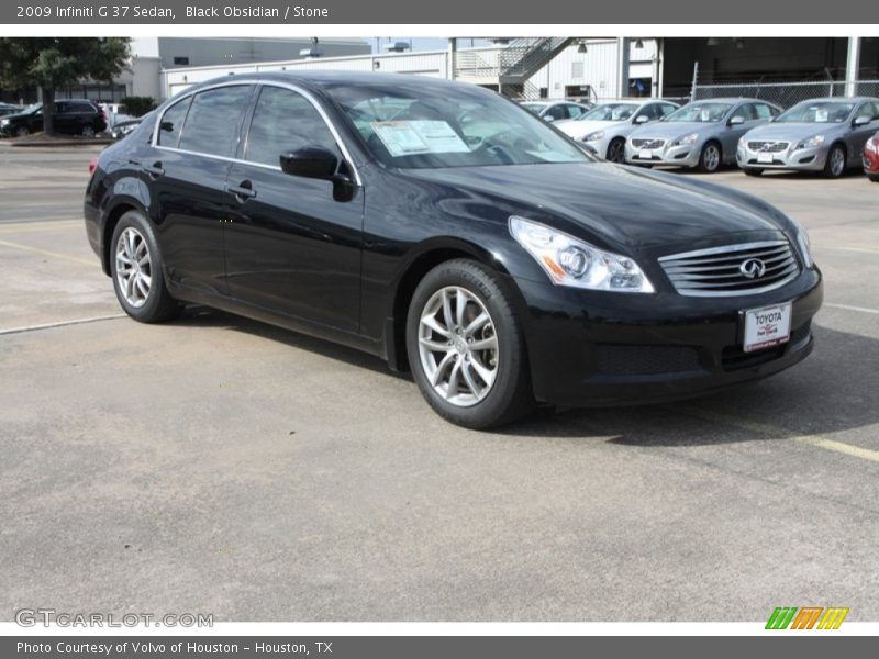 Black Obsidian / Stone 2009 Infiniti G 37 Sedan