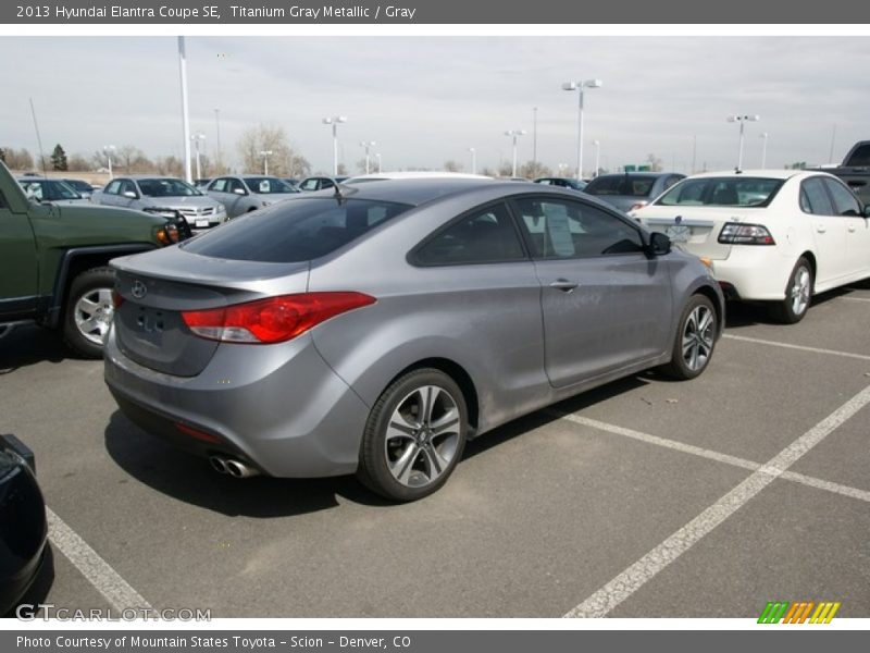 Titanium Gray Metallic / Gray 2013 Hyundai Elantra Coupe SE