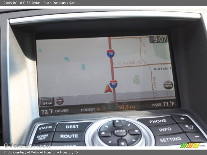 Black Obsidian / Stone 2009 Infiniti G 37 Sedan