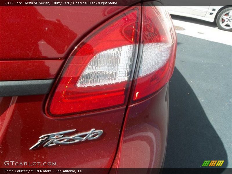 Ruby Red / Charcoal Black/Light Stone 2013 Ford Fiesta SE Sedan