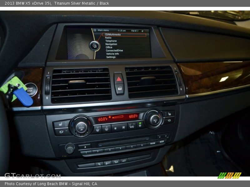 Titanium Silver Metallic / Black 2013 BMW X5 xDrive 35i