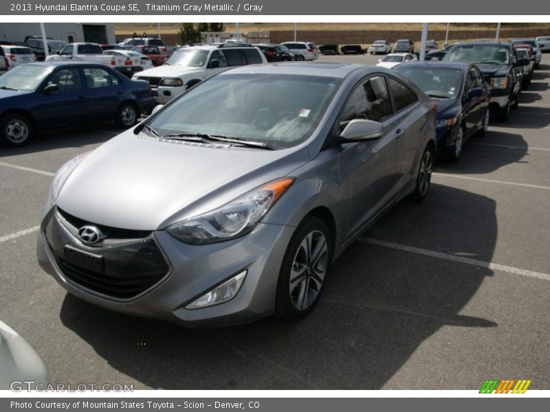 Titanium Gray Metallic / Gray 2013 Hyundai Elantra Coupe SE