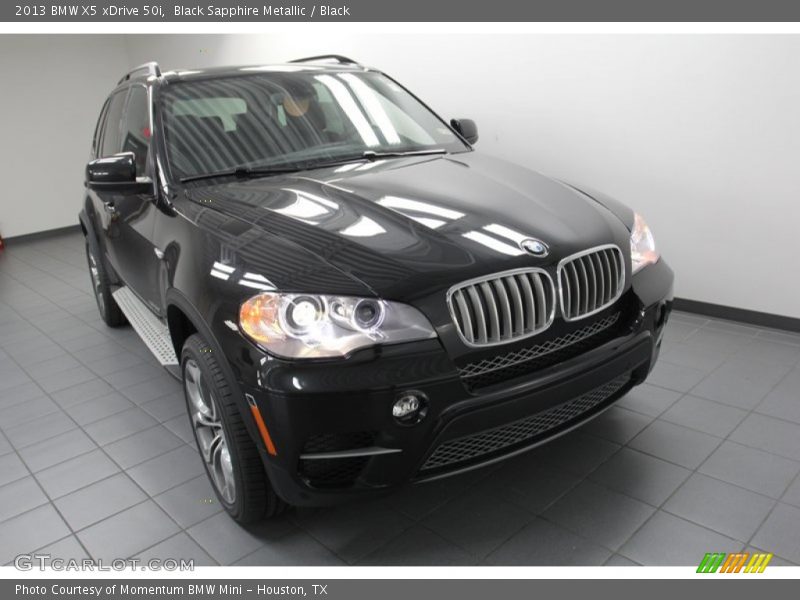 Black Sapphire Metallic / Black 2013 BMW X5 xDrive 50i
