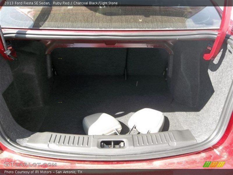Ruby Red / Charcoal Black/Light Stone 2013 Ford Fiesta SE Sedan