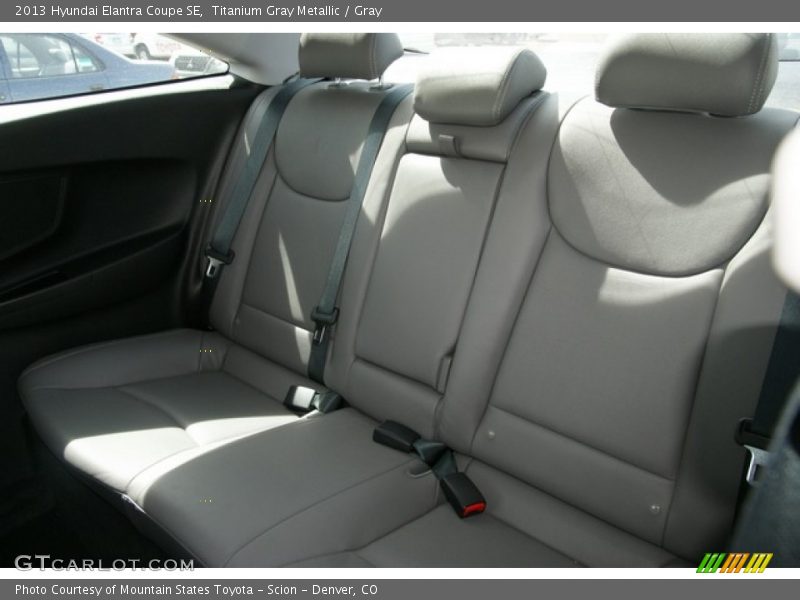 Titanium Gray Metallic / Gray 2013 Hyundai Elantra Coupe SE
