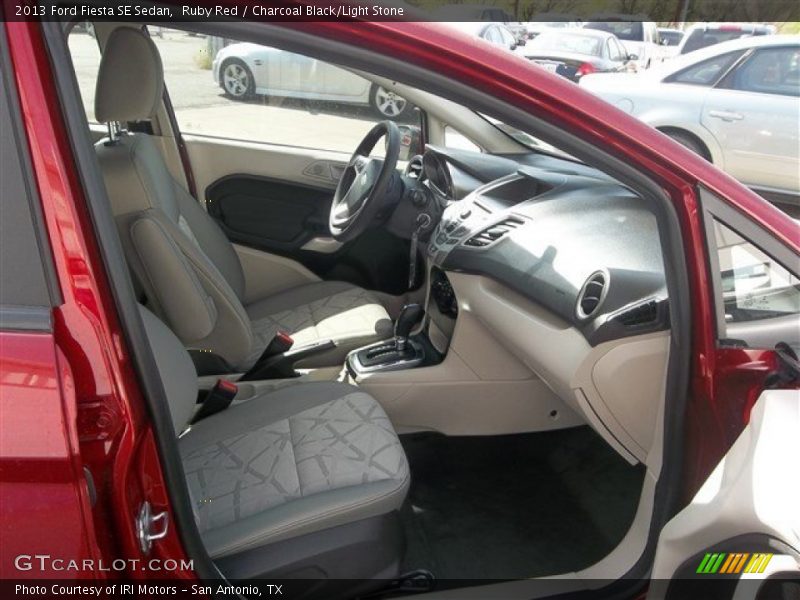 Ruby Red / Charcoal Black/Light Stone 2013 Ford Fiesta SE Sedan