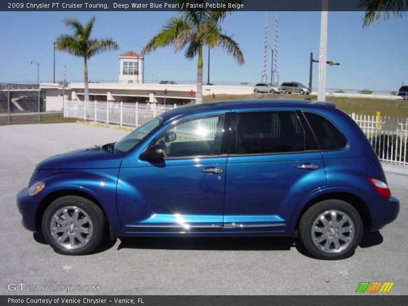 Deep Water Blue Pearl / Pastel Pebble Beige 2009 Chrysler PT Cruiser Touring