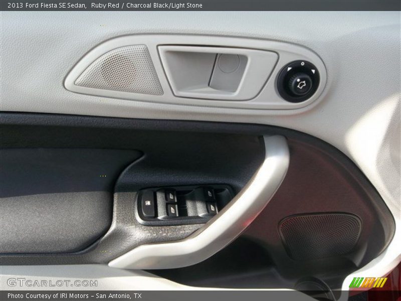 Ruby Red / Charcoal Black/Light Stone 2013 Ford Fiesta SE Sedan
