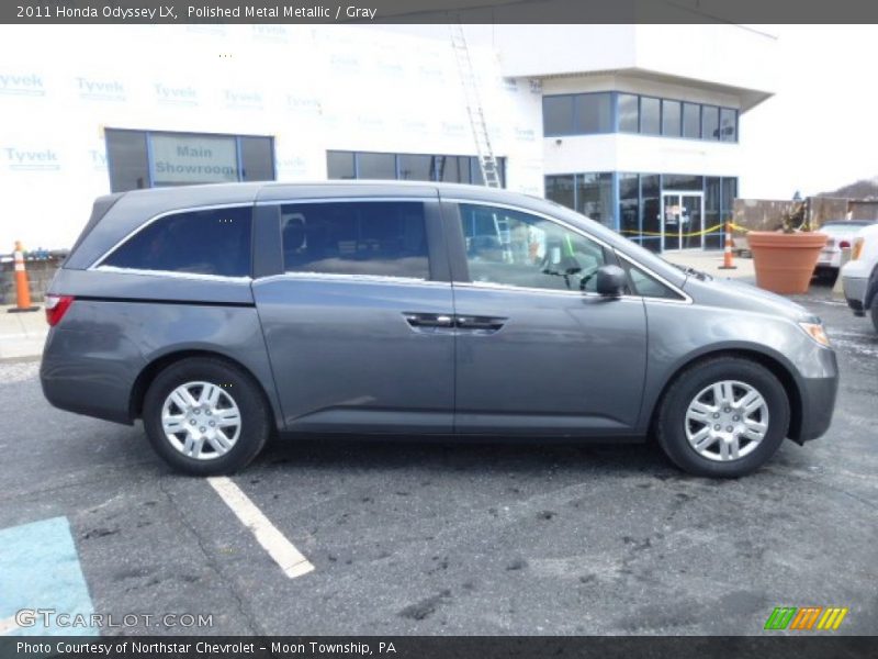 Polished Metal Metallic / Gray 2011 Honda Odyssey LX