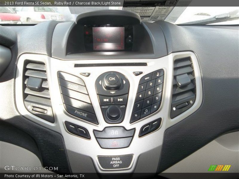 Ruby Red / Charcoal Black/Light Stone 2013 Ford Fiesta SE Sedan