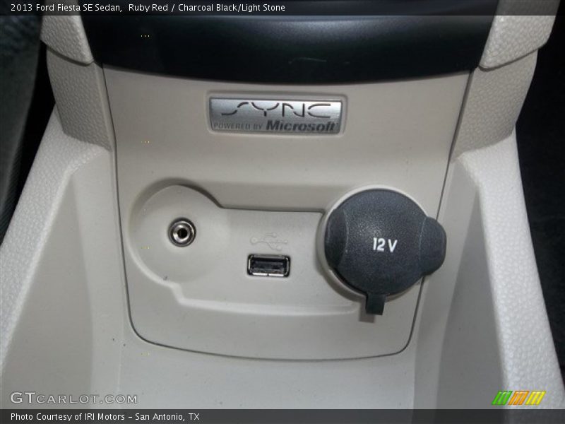 Ruby Red / Charcoal Black/Light Stone 2013 Ford Fiesta SE Sedan