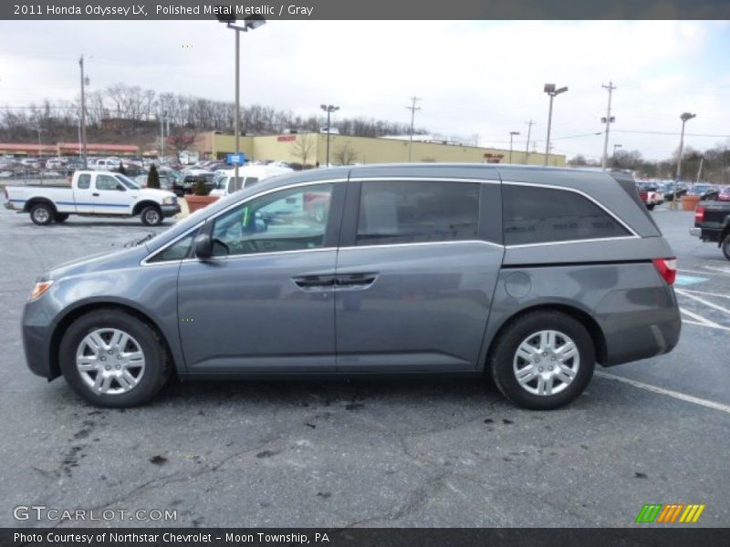 Polished Metal Metallic / Gray 2011 Honda Odyssey LX