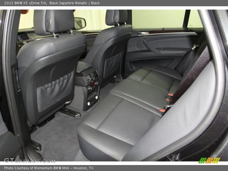 Rear Seat of 2013 X5 xDrive 50i