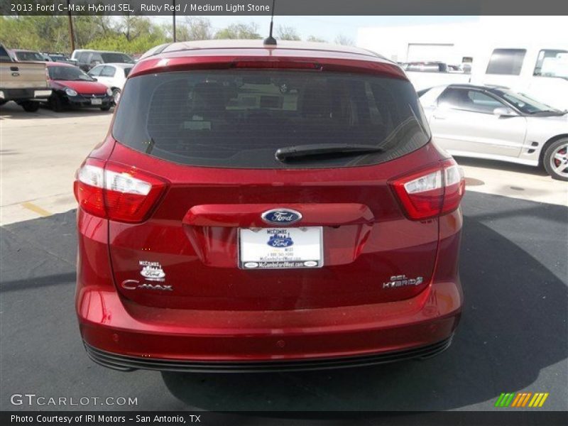 Ruby Red / Medium Light Stone 2013 Ford C-Max Hybrid SEL