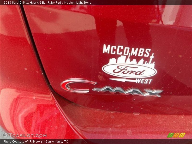 Ruby Red / Medium Light Stone 2013 Ford C-Max Hybrid SEL