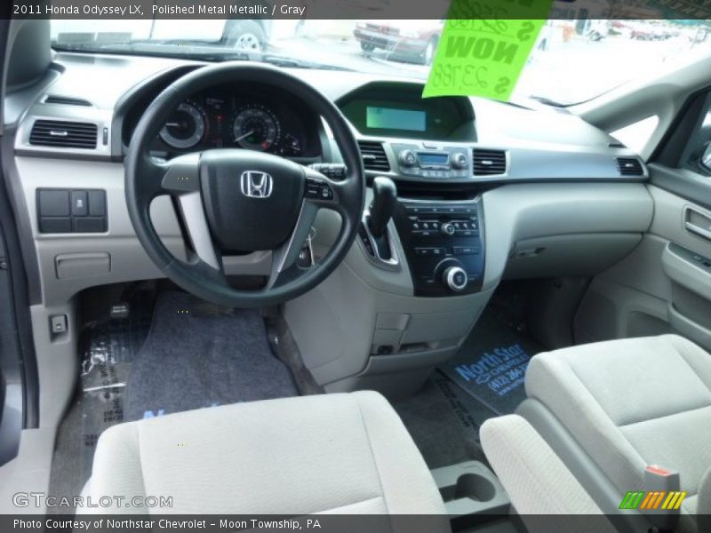 Polished Metal Metallic / Gray 2011 Honda Odyssey LX