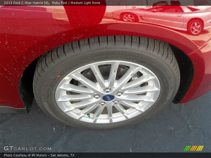 Ruby Red / Medium Light Stone 2013 Ford C-Max Hybrid SEL