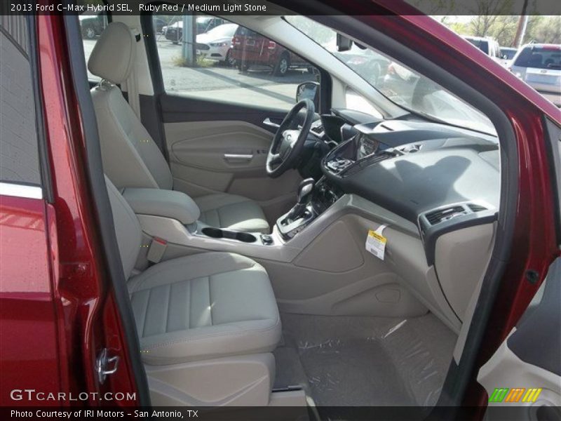Ruby Red / Medium Light Stone 2013 Ford C-Max Hybrid SEL
