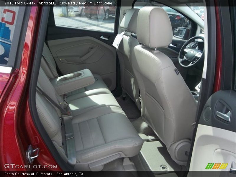 Ruby Red / Medium Light Stone 2013 Ford C-Max Hybrid SEL